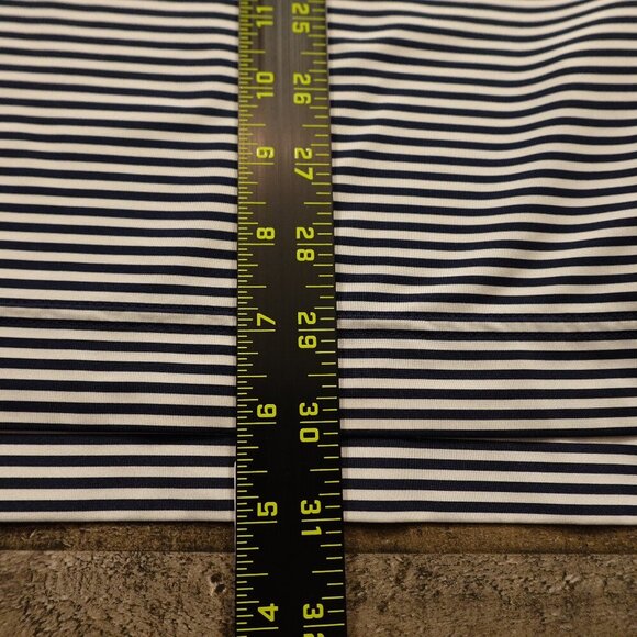 Footjoy performance polo shirt men's‎ large black white stripes - Picture 6 of 10